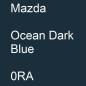 Preview: Mazda, Ocean Dark Blue, 0RA.